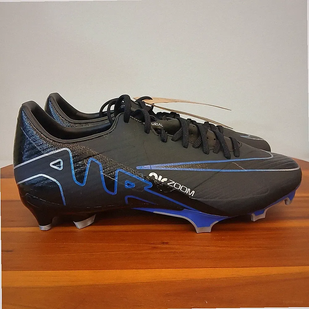 Nike Soccer Cleats Mens 5.5 Black Mercurial Zoom Vapor 15 Academy Futbol DJ5631