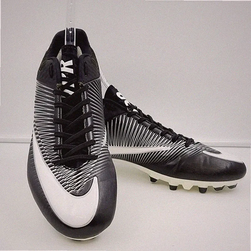 Nike Soccer Cleats Mens Size 13 Vapor Speed 2 White Black Football EUC