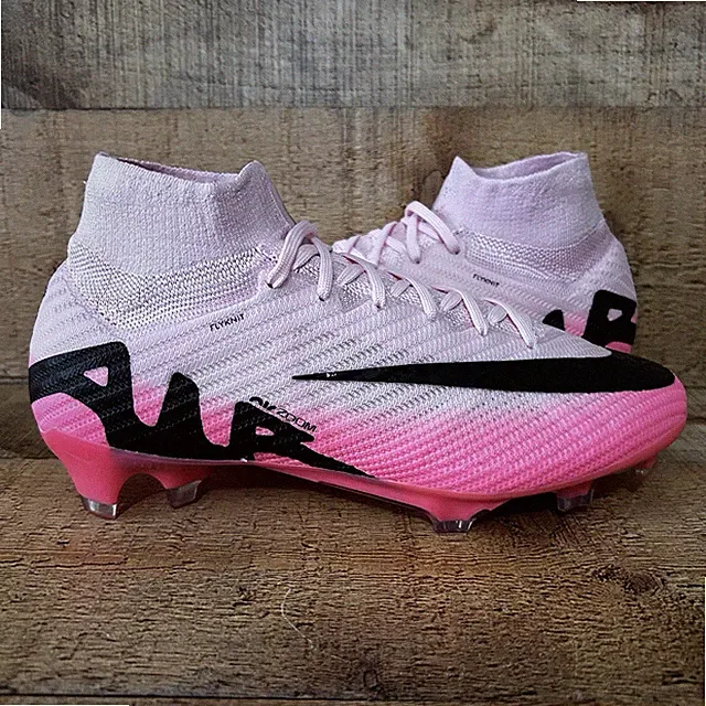 Nike Soccer Cleats Mens Sz 6 Womens Sz 7.5 Pink Zoom Superfly 9 Elite FG P NEW