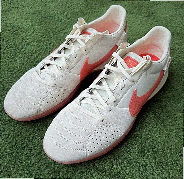 Nike Street Gato IC Indoor Soccer Shoes Mens Size 12 Beige nby Orange DC8466-104