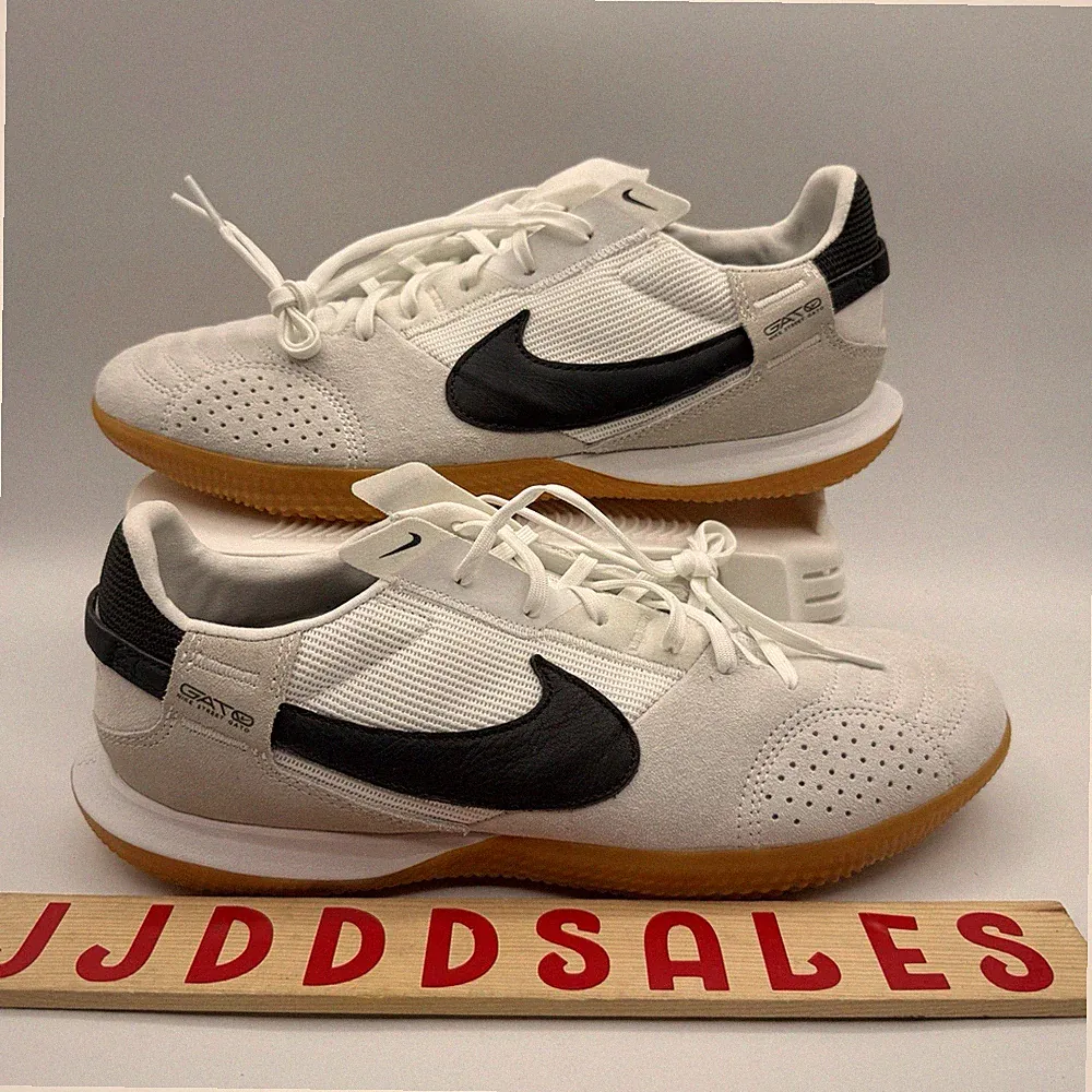 Nike Streetgato Indoor Soccer Shoes White Night Forest HV5759-100 Men’s Sz 9
