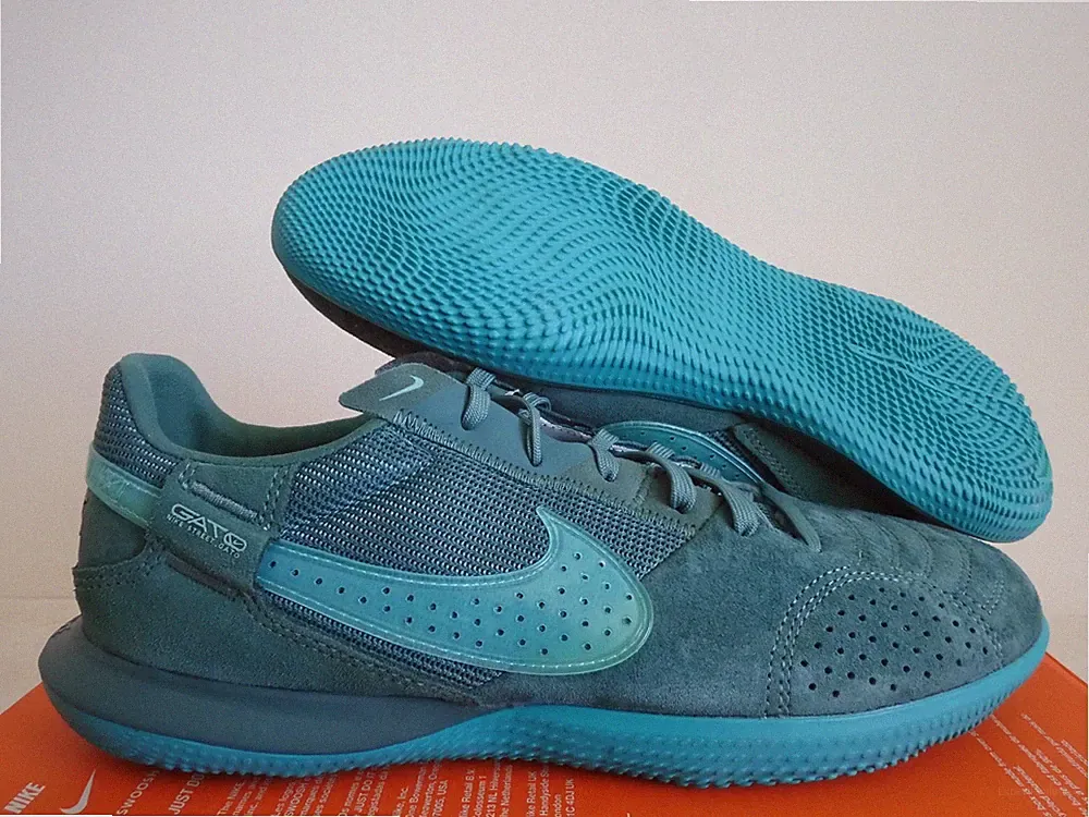 Nike Streetgato Street Gato Indoor Soccer Cleats Deep Jungle Sz 7 [DC8466-302]