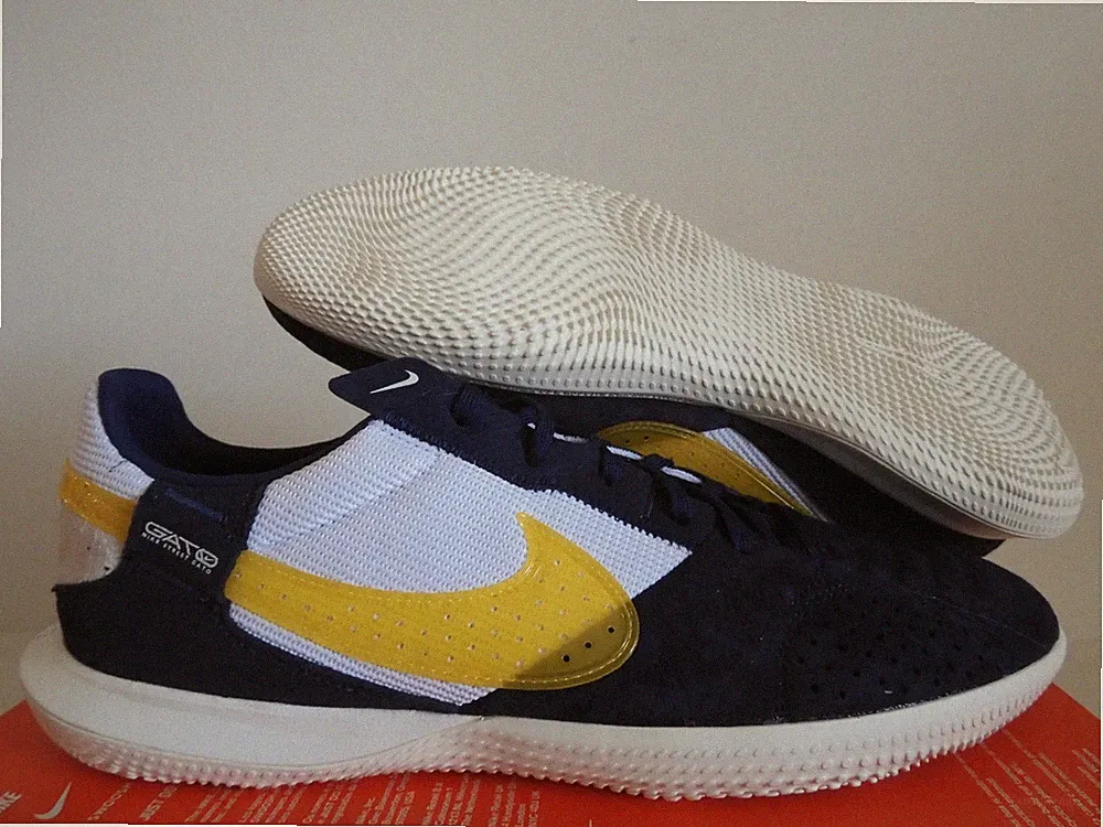 Nike Streetgato Street Gato Indoor Soccer Cleats Navy Blue Sz 10.5 [DC8466-401]