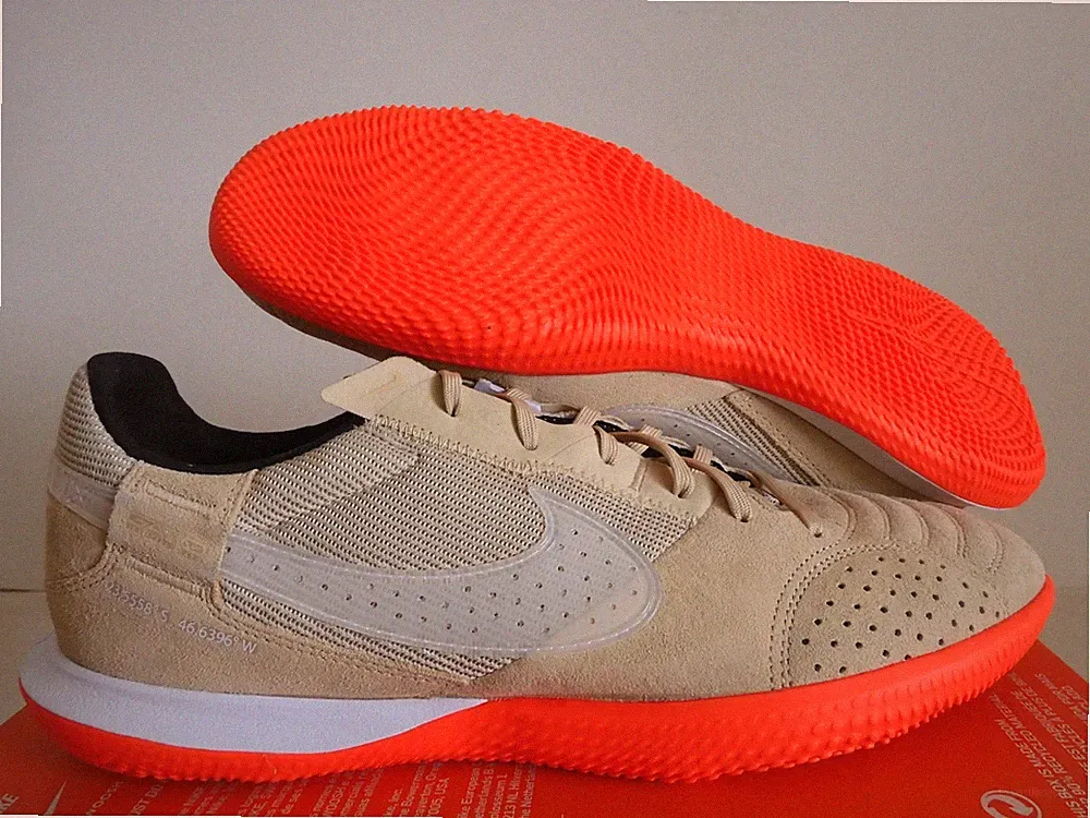 Nike Streetgato Street Gato Indoor Soccer Cleats Team Gold Sz 12 [DC8466-716]