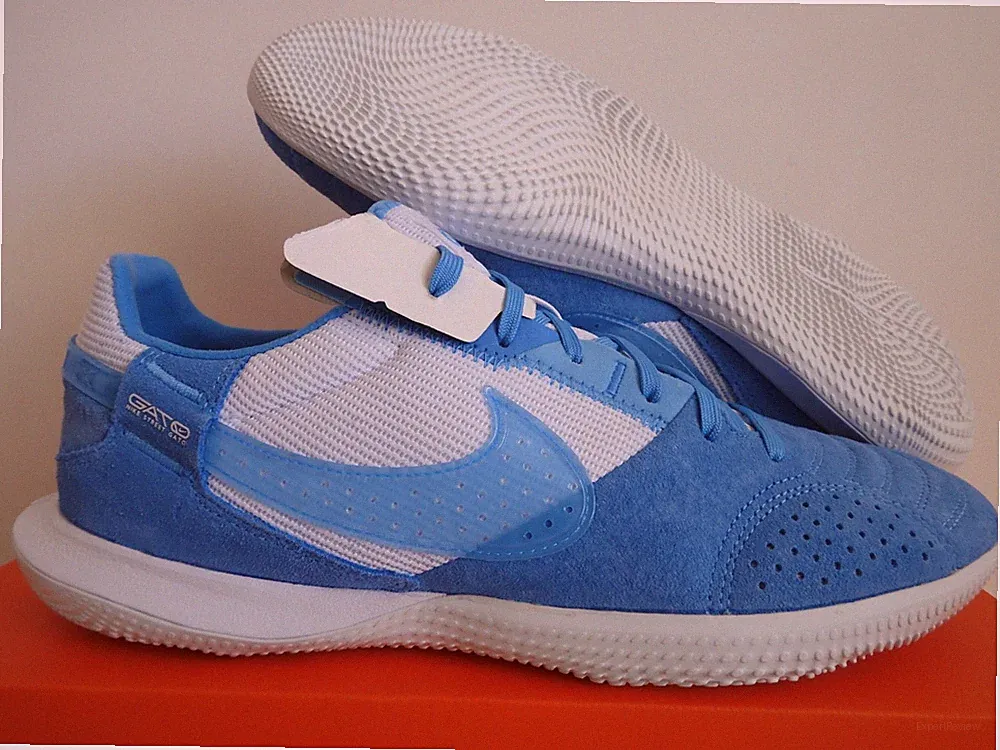 NIKE STREETGATO STREET GATO "INDOOR SOCCER CLEATS" UNI BLUE SZ 12 [DC8466-400]