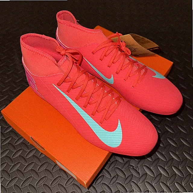 NIKE SUPERFLY 10 CLUB FG/MG SOCCER CLEAT EMBER GLOW SIZE MEN'S 11 [FQ8314-800]