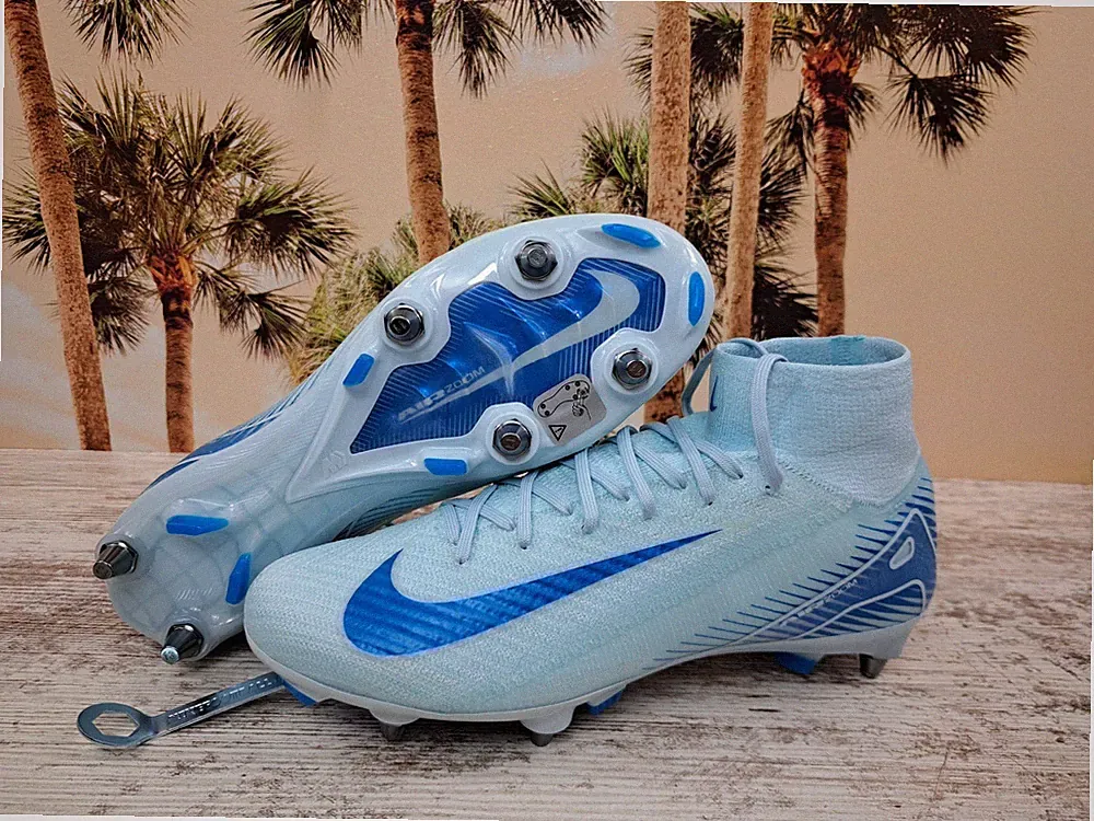 Nike Superfly 10 Elite SG Glacier Blue Soccer Cleats HJ3717-400 Mens Size 9 NEW