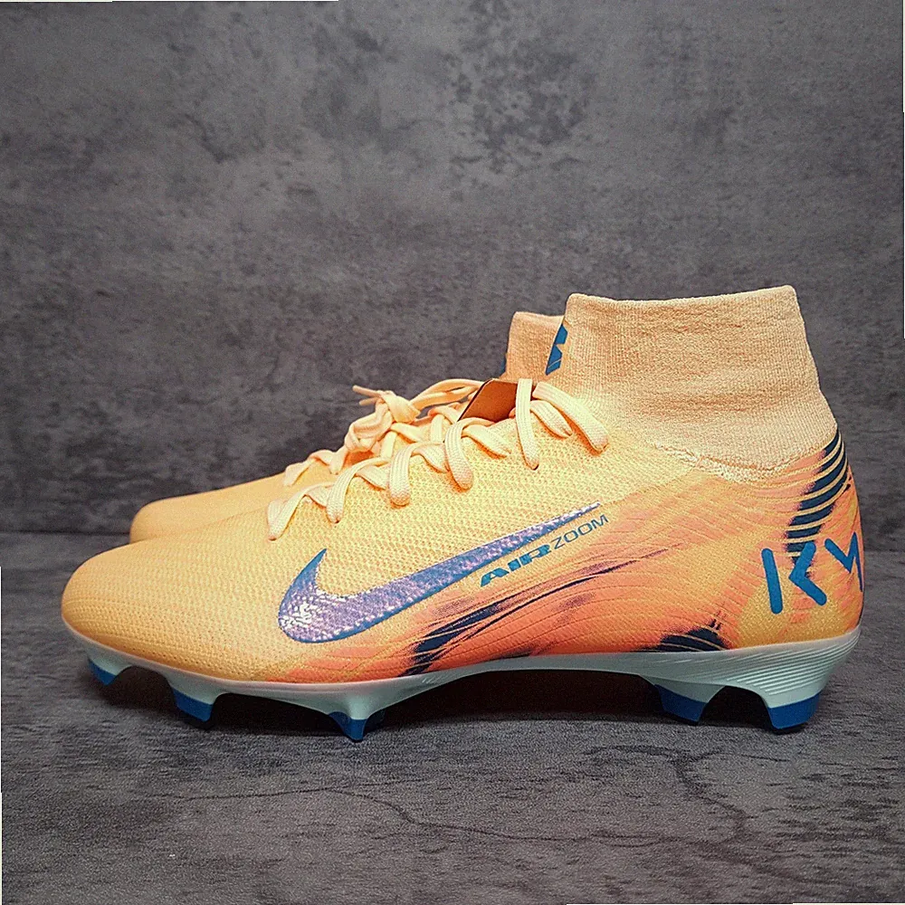 NIKE Superfly 10 Pro KM FG Soccer Cleats Mens 6 Womens 7.5 Melon Tint IM9321-801
