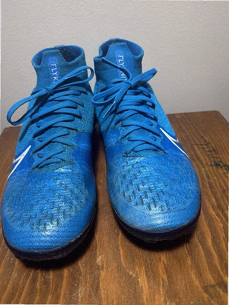Nike Superfly 7 Elite TF Mercurial Indoor Soccer Cleats Blue 6.5 Shoes
