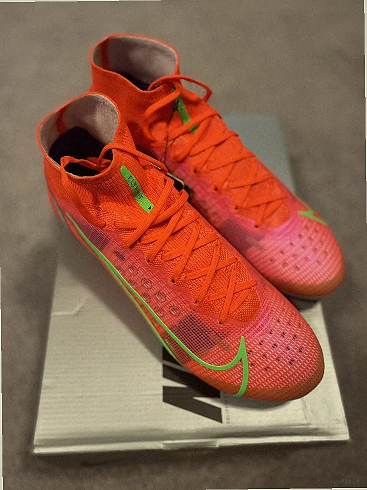 nike superfly 8 elite ag soccer cleats size 9 mens or 10.5 womens
