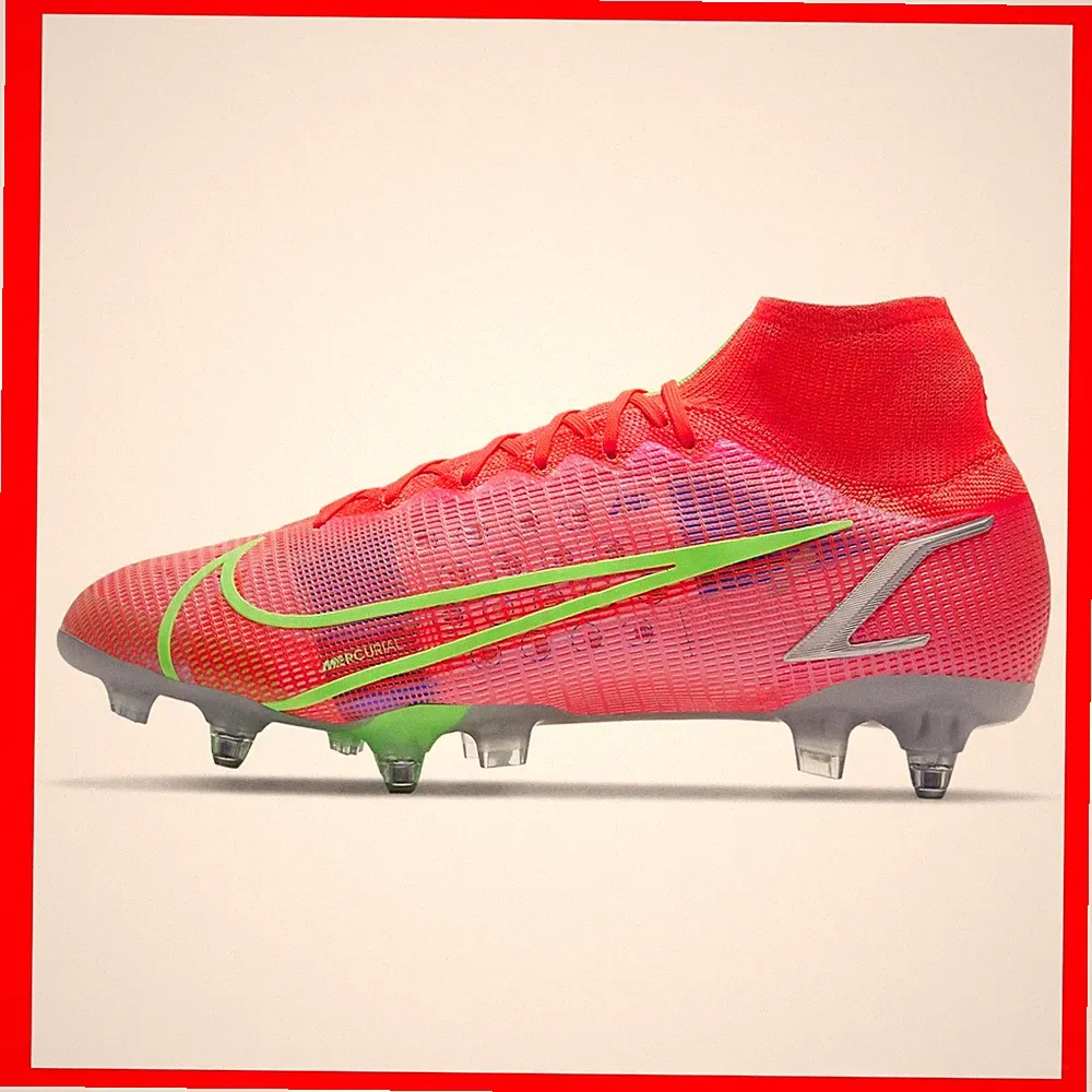 Nike Superfly 8 Elite SG Pro AC Anti-Clog Red Soccer Cleats CV0960-601 Mens 8.5