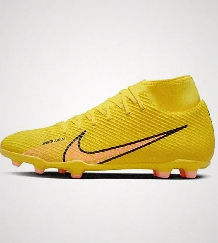 Nike Superfly 9 Club FG Mens Size 7.5 Yellow Strike Soccer Cleats DJ5961-780 New