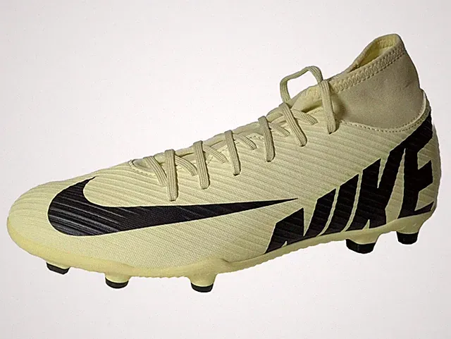 Nike Superfly 9 Club FG/MG Lemonade Black Soccer Cleat DJ5961 700 LEFT SHOE ONLY