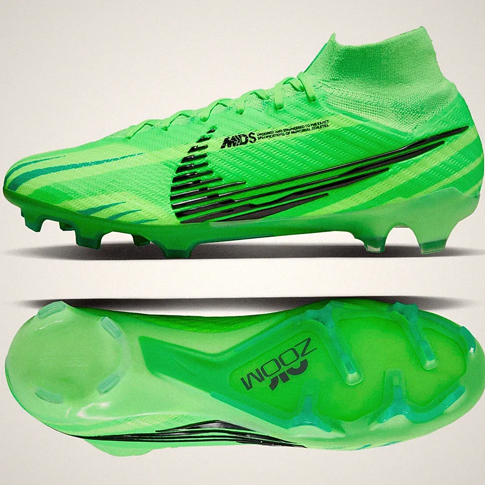 Nike Superfly 9 Elite MDS FG Green Strike FJ7186-300 Men's Soccer Cleats Sz 11.5