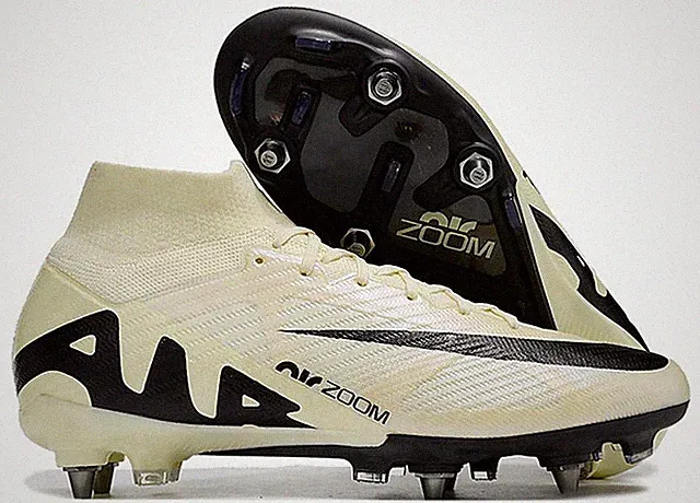 NIKE SUPERFLY 9 ELITE SOFT GROUND (SG) BOOTS MENS SIZES LEMON / BLACK