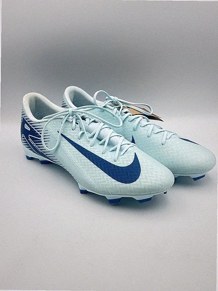 Nike Sz 12 Mercurial Zoom Vapor 16 FG Soccer cleats, Glacier FQ8374-400