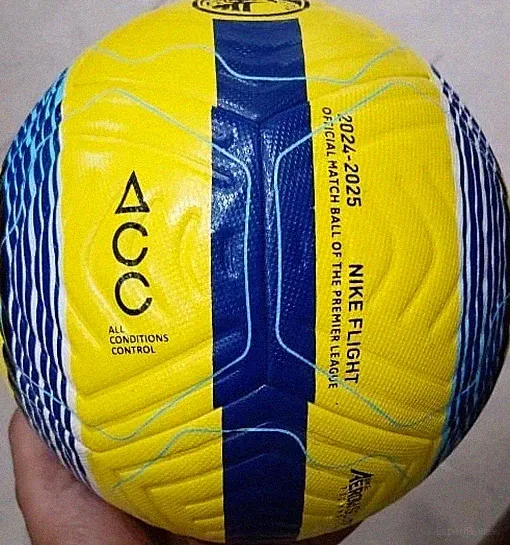Nike T90 Aerow Premier League Football Winter Hi-Vis Soccer Ball Yellow Size 5