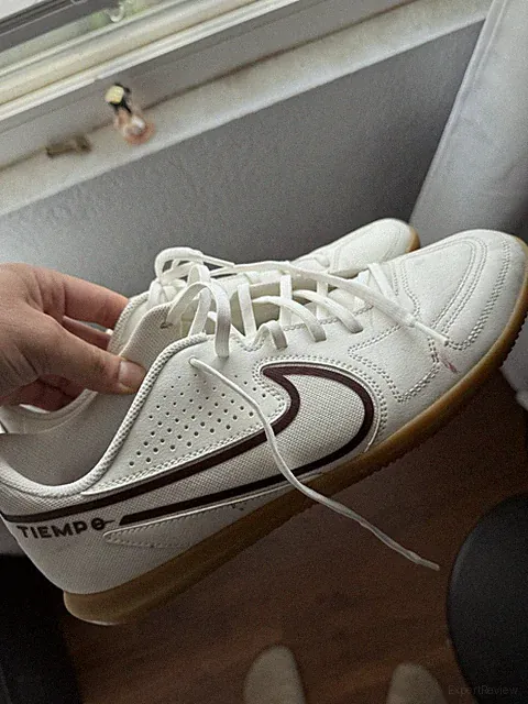 Nike Tiempo 11.5 Indoor Turf Soccer Shoes White Red