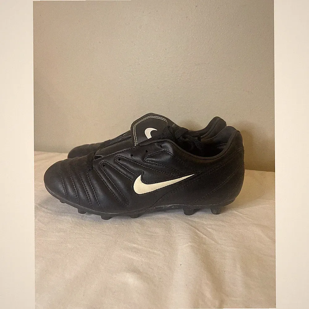 Nike Tiempo 650 FG RBR Men 10 Black White Vintage 1999 Soccer Cleats 117260-011