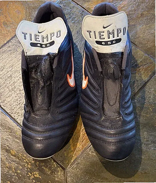 Nike Tiempo 650 Soccer Cleats Size 12 Model 117620-001 / Black