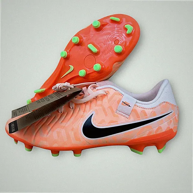 Nike Tiempo Legend 10 Academy Fg/Mg Guava Ice-Black Mens Sz 8 Soccer Cleats