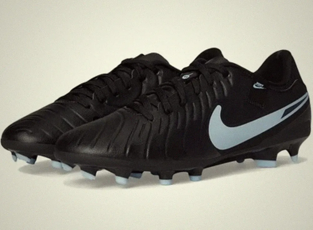 Nike Tiempo Legend 10 Academy Multi-Ground Low-Top Soccer Cleats (Black/Black)