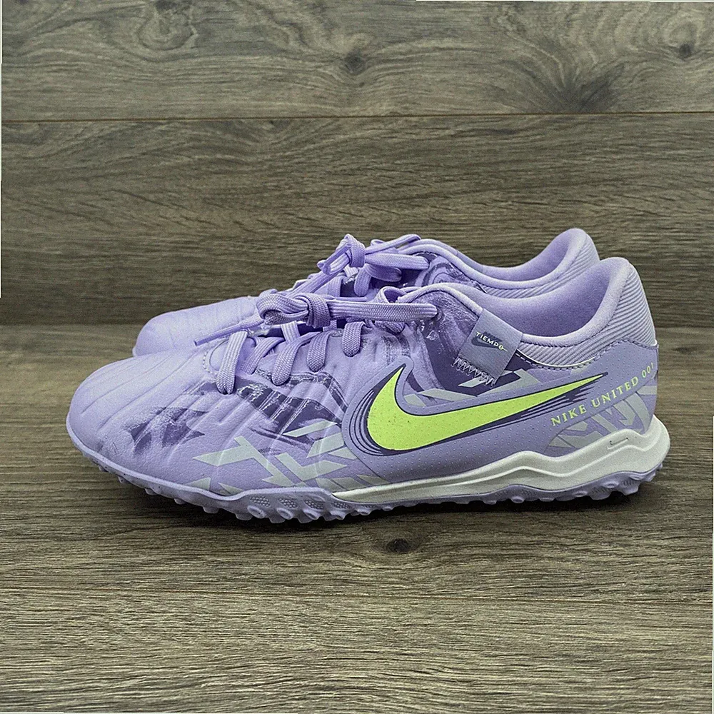 Nike Tiempo Legend 10 Academy TF Soccer Cleats Size 5 Purple HF1591-500