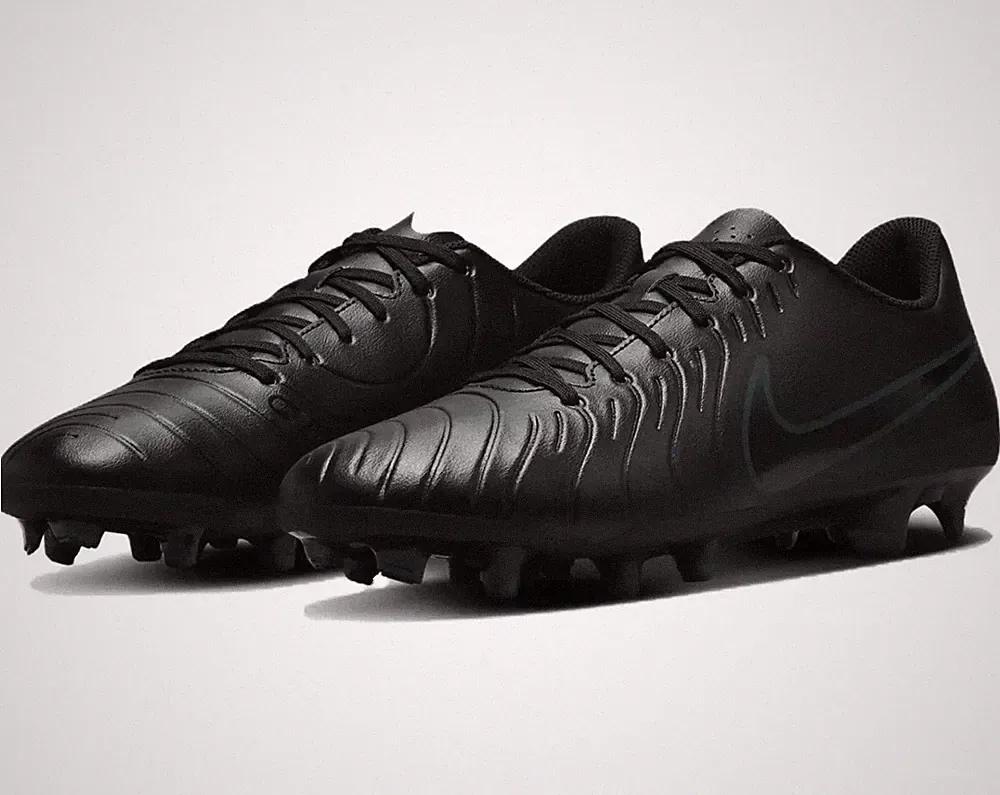 Nike Tiempo Legend 10 Club FG Soccer Cleats Black DV4344-002 Mens Size 8.5 NEW