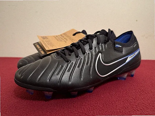 Nike Tiempo Legend 10 Elite ACC FG Soccer Cleats Black DV4328-040 Size 6.5 NEW