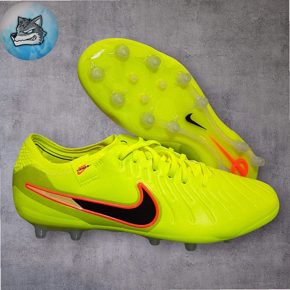 Nike Tiempo Legend 10 Elite AG Pro Soccer Cleats Neon Men's Size 7 IO4451-701