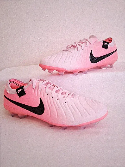Nike Tiempo Legend 10 Elite FG Pink Foam Soccer Cleats Mens Size 6
