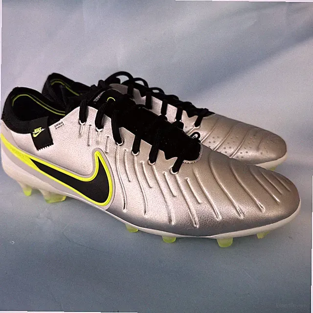 Nike Tiempo Legend 10 Elite FG Pro Soccer Cleats Silver Men’s 9.5