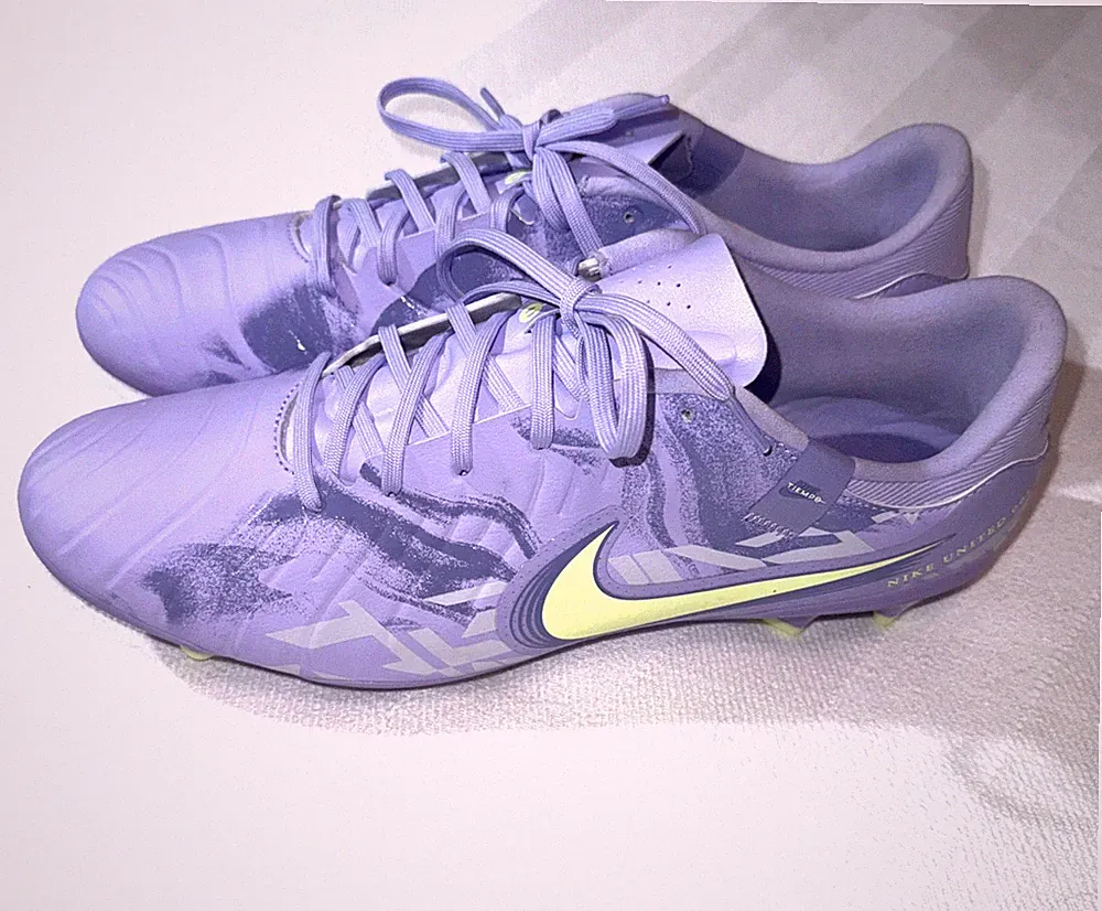 Nike Tiempo Legend 10 Elite FG Purple Men US 13 Soccer Cleats Football HF1592-50
