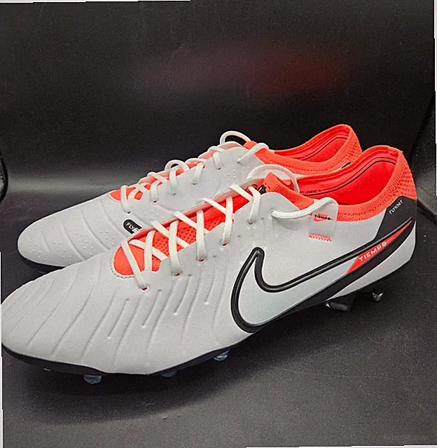 Nike Tiempo Legend 10 Elite FG Ready Pack White Cleats DV4328-100 Men's Size 15
