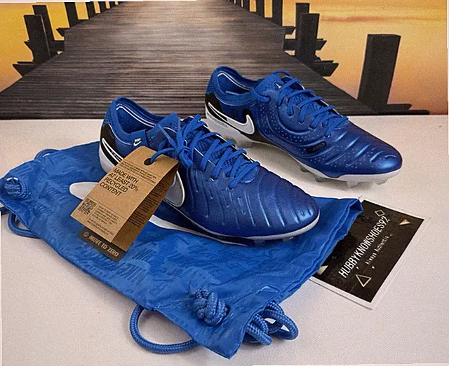 Nike Tiempo Legend 10 Elite FG Soccer Cleats DV4328-400 Men's Size 6.5 Women's 8