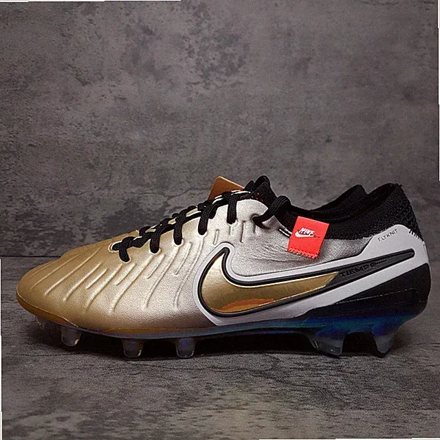NIKE Tiempo Legend 10 Elite FG Soccer Cleats Golden Touch Mens 6 Womens 7.5