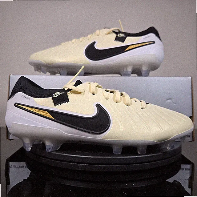 Nike Tiempo Legend 10 Elite FG Soccer Cleats Lemonade DV4328 700 Men's Sz 5.5