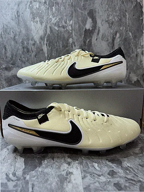 Nike Tiempo Legend 10 Elite FG Soccer Cleats Lemonade/Gold DV4328-700 Mens 8