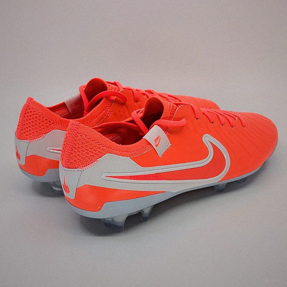 Nike Tiempo Legend 10 Elite Low Firm Ground Soccer Cleats Hot Lava Mens Size 8