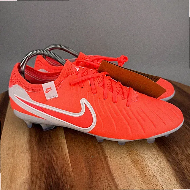 Nike Tiempo Legend 10 Elite Men's 8 - Firm Ground FG Soccer Cleats Low Hot Lava