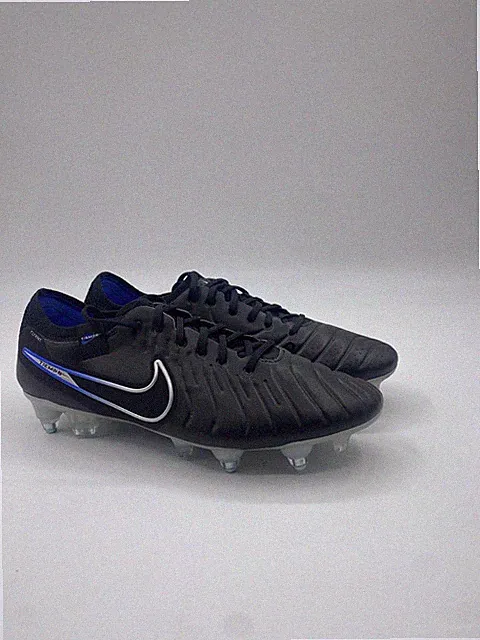 Nike Tiempo Legend 10 Elite SG-Pro AC Black Chrome Royal DV4329-040 Mens Sz 12.5