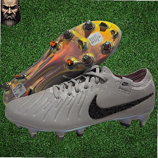 Nike Tiempo Legend 10 Elite SG-Pro Grey Soccer Cleats HF4373-001 Men's Size 6