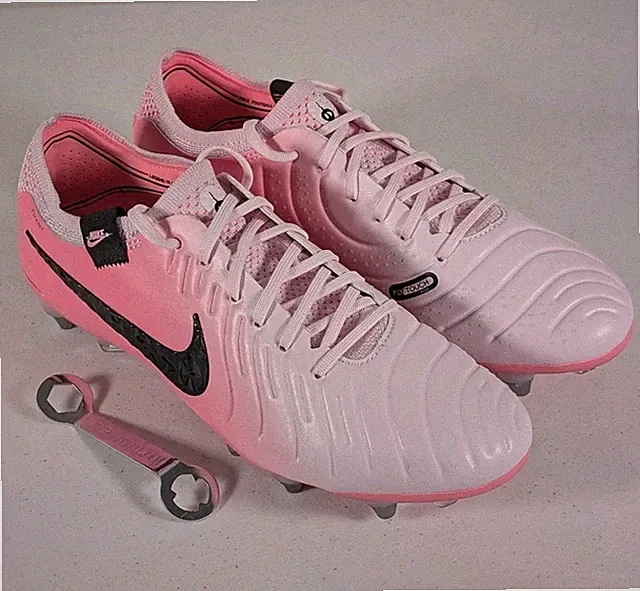 Nike Tiempo Legend 10 Elite SG-Pro Pink Soccer Cleats FN7283-601 Mens Size 7