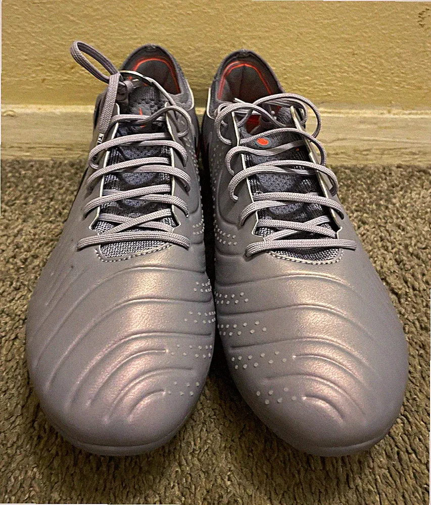 Nike Tiempo Legend 10 Elite SG-Pro soccer Cleats Gray/Orange US 11 M