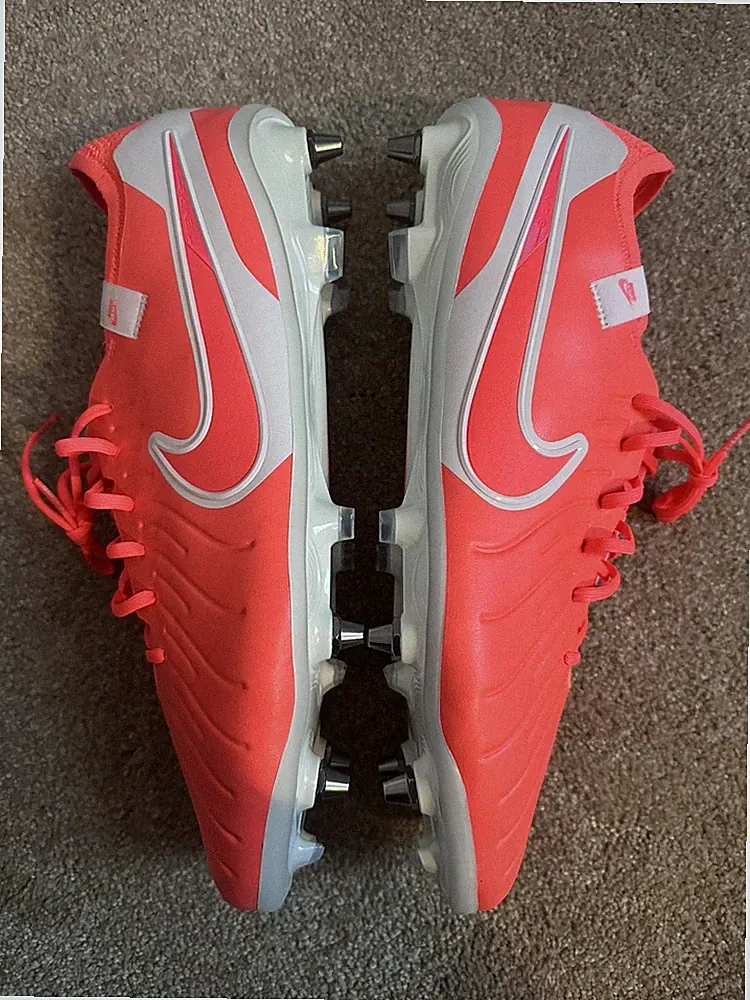Nike Tiempo Legend 10 Elite SG Pro Soccer Cleats Mens Hot lava US 16