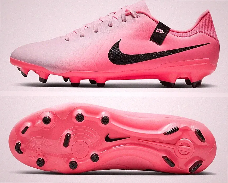 Nike Tiempo Legend 10 FG MG Soccer Cleats Shoes Pink DV4337-601 Mens Size 10.5
