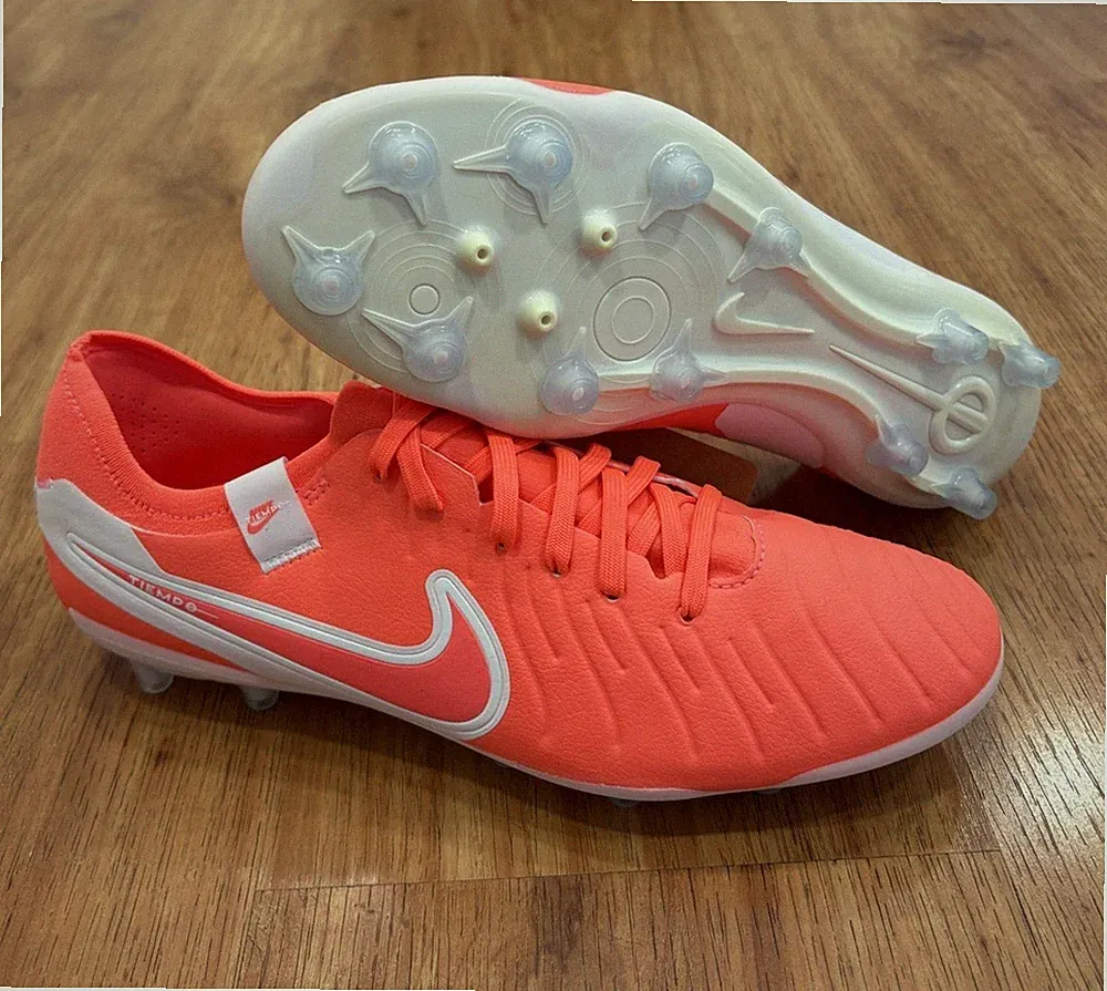 Nike Tiempo Legend 10 Pro AG ‘Mad Energy' Soccer Cleats DV4334-800 Mens Size 9.5
