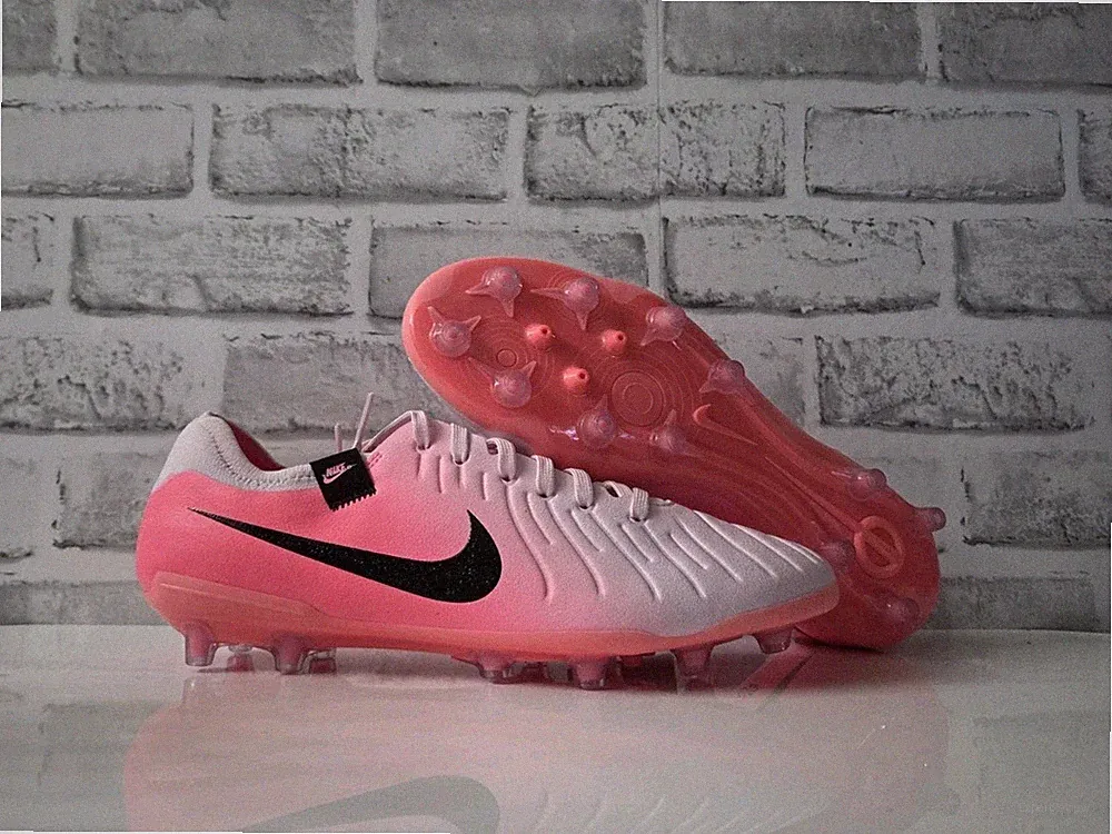 Nike Tiempo Legend 10 Pro AG Pink Foam Soccer Cleats DV4334-601 Men's Size 7.5