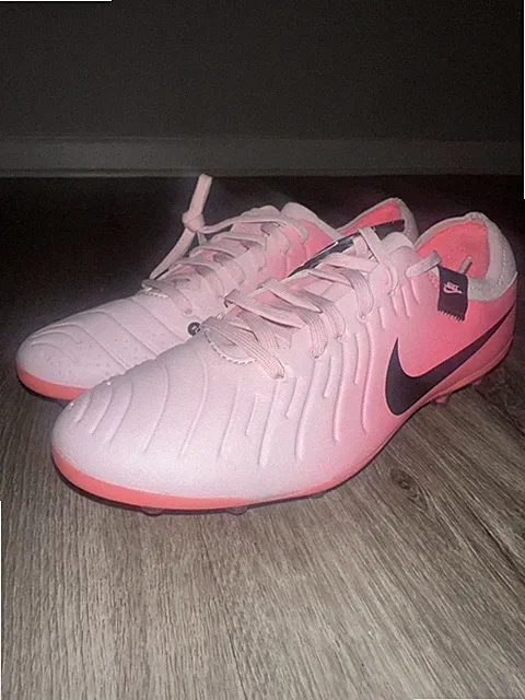 Nike Tiempo Legend 10 Pro AG PRO Pink Black Soccer Cleats DV4334-601 Mens Sz 6.5