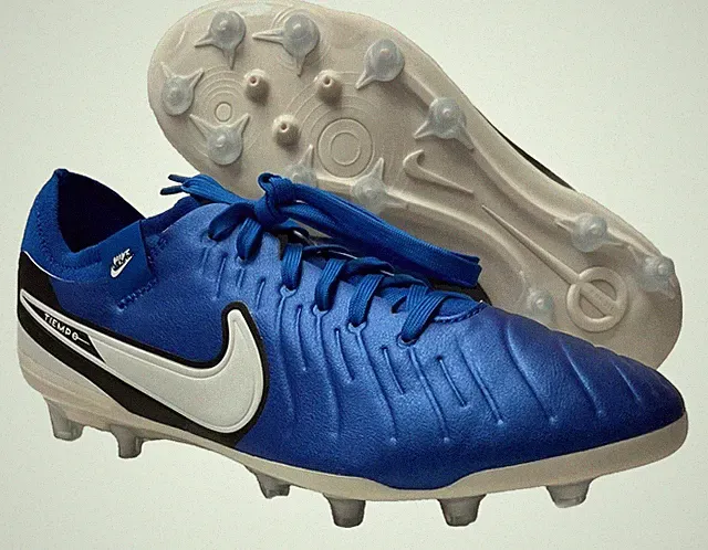 Nike Tiempo Legend 10 Pro Ag-Pro Soccer Cleats DV4334-400 Blue (Men’s 7) No Lid